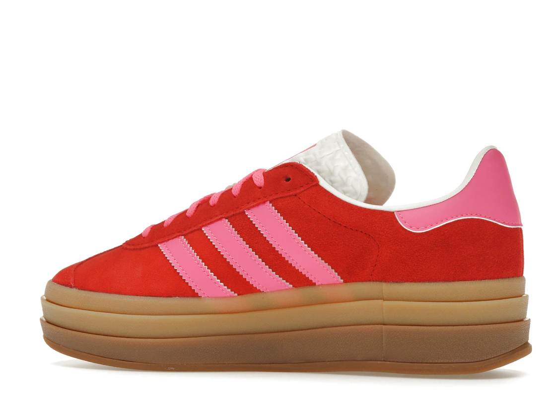 adidas Gazelle Bold Collegiate Red Lucid Pink (Women's)