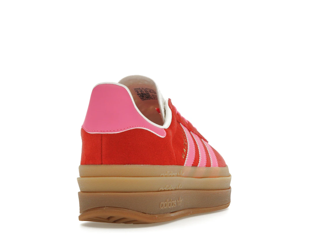 adidas Gazelle Bold Collegiate Red Lucid Pink (Women's)