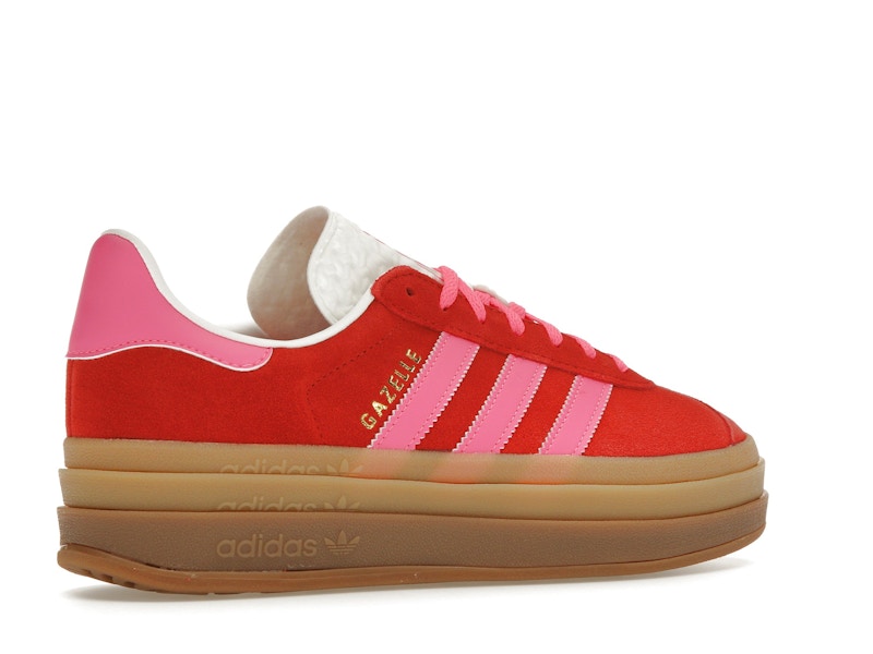 adidas Gazelle Bold Collegiate Red Lucid Pink (Women's)