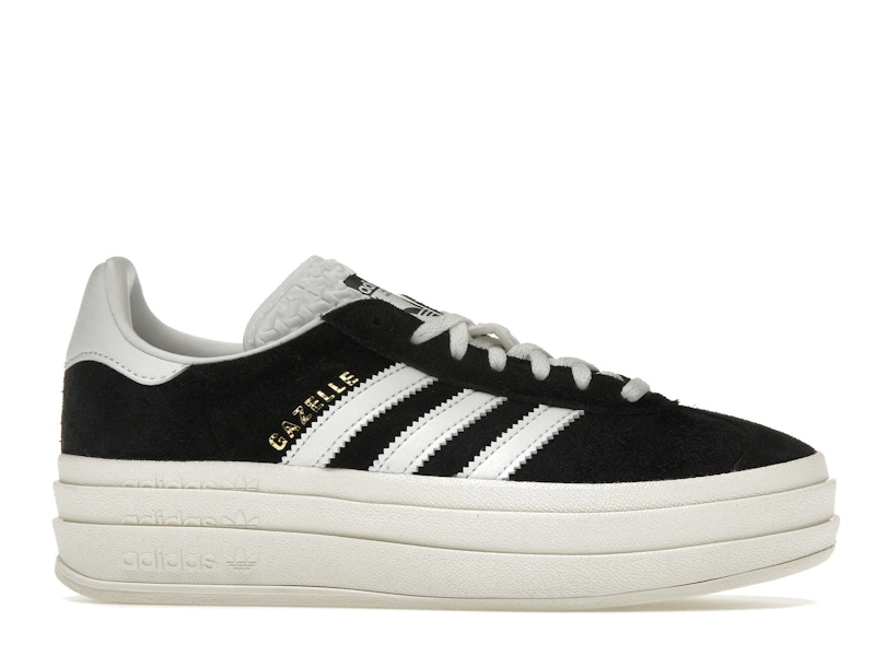 adidas Gazelle Bold Core Black White (Women's)