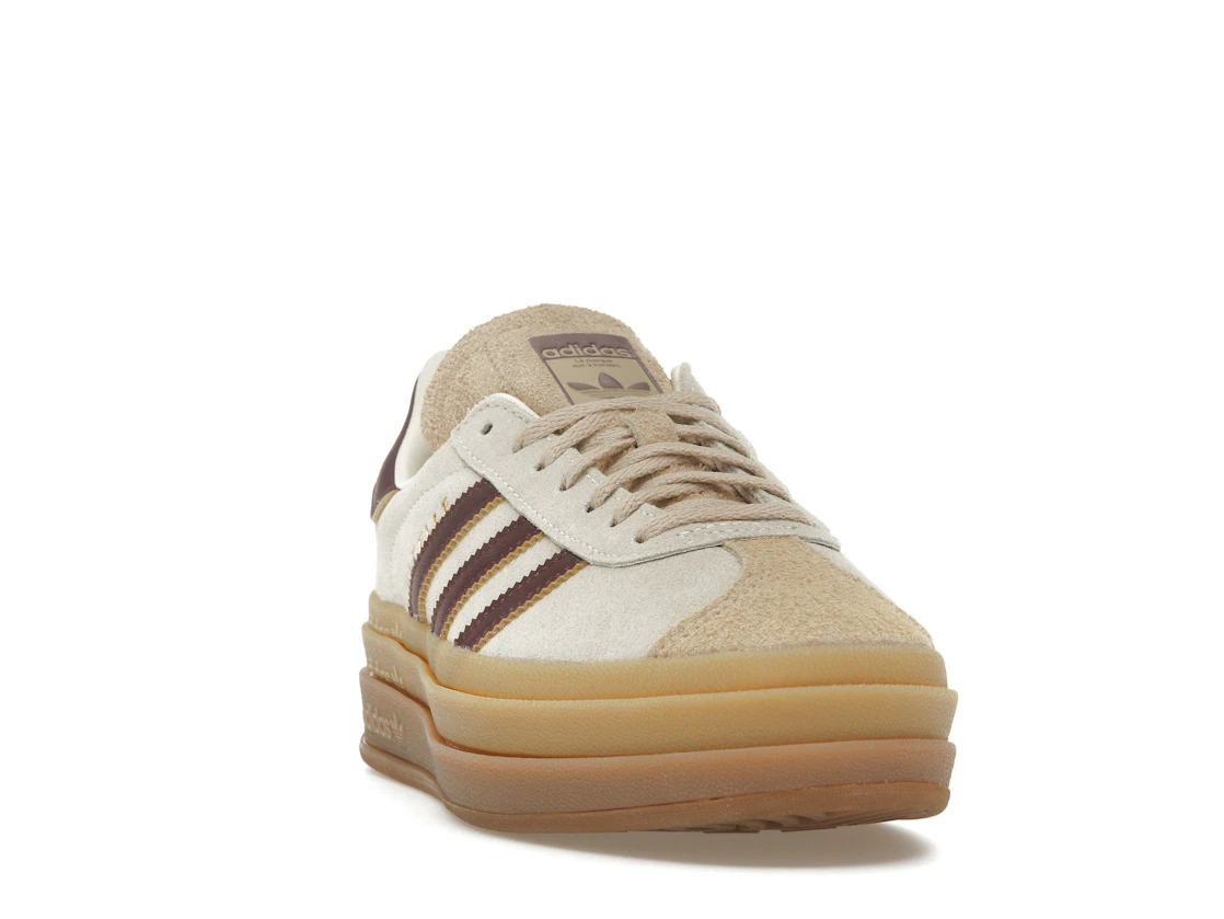 adidas Gazelle Bold Cream White Maroon (Women's)