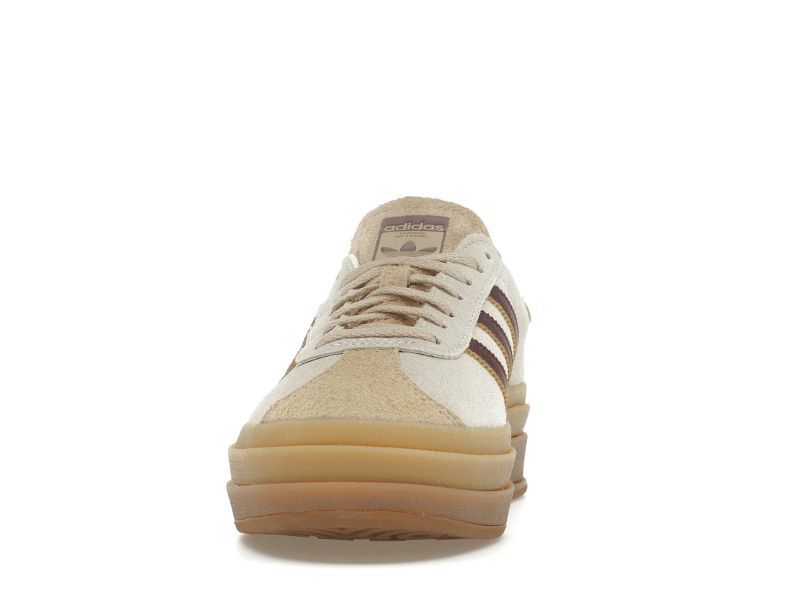 adidas Gazelle Bold Cream White Maroon (Women's)