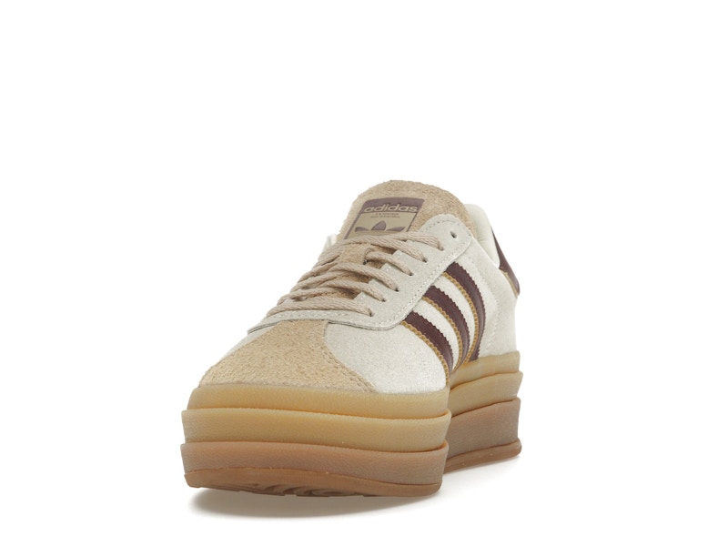 adidas Gazelle Bold Cream White Maroon (Women's)