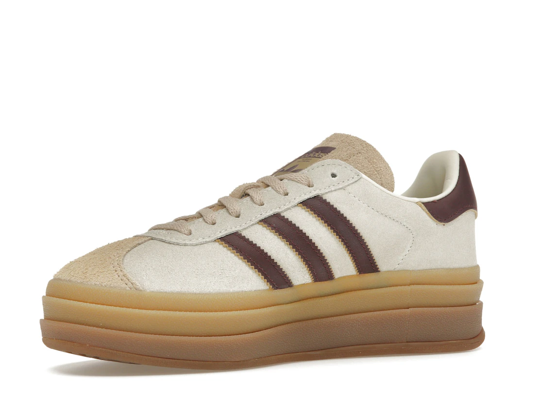 adidas Gazelle Bold Cream White Maroon (Women's)