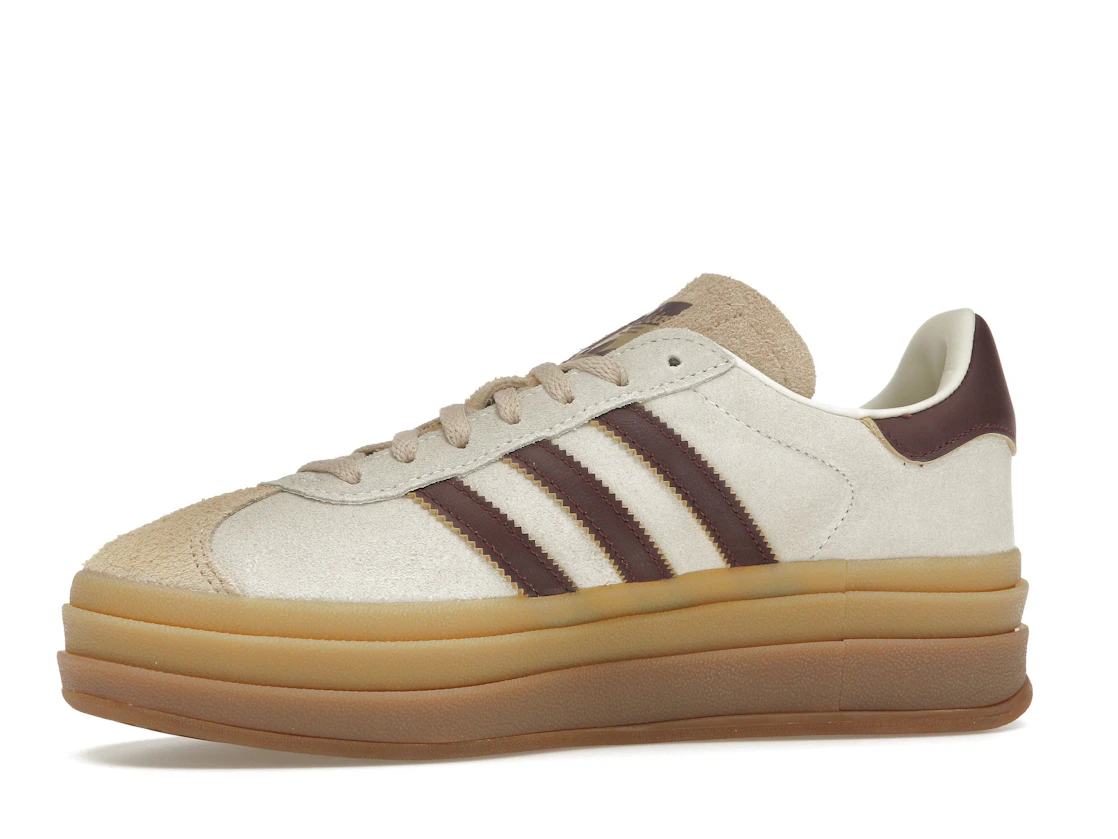 adidas Gazelle Bold Cream White Maroon (Women's)