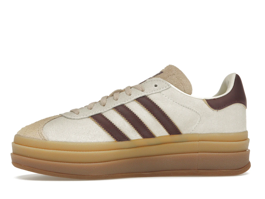 adidas Gazelle Bold Cream White Maroon (Women's)