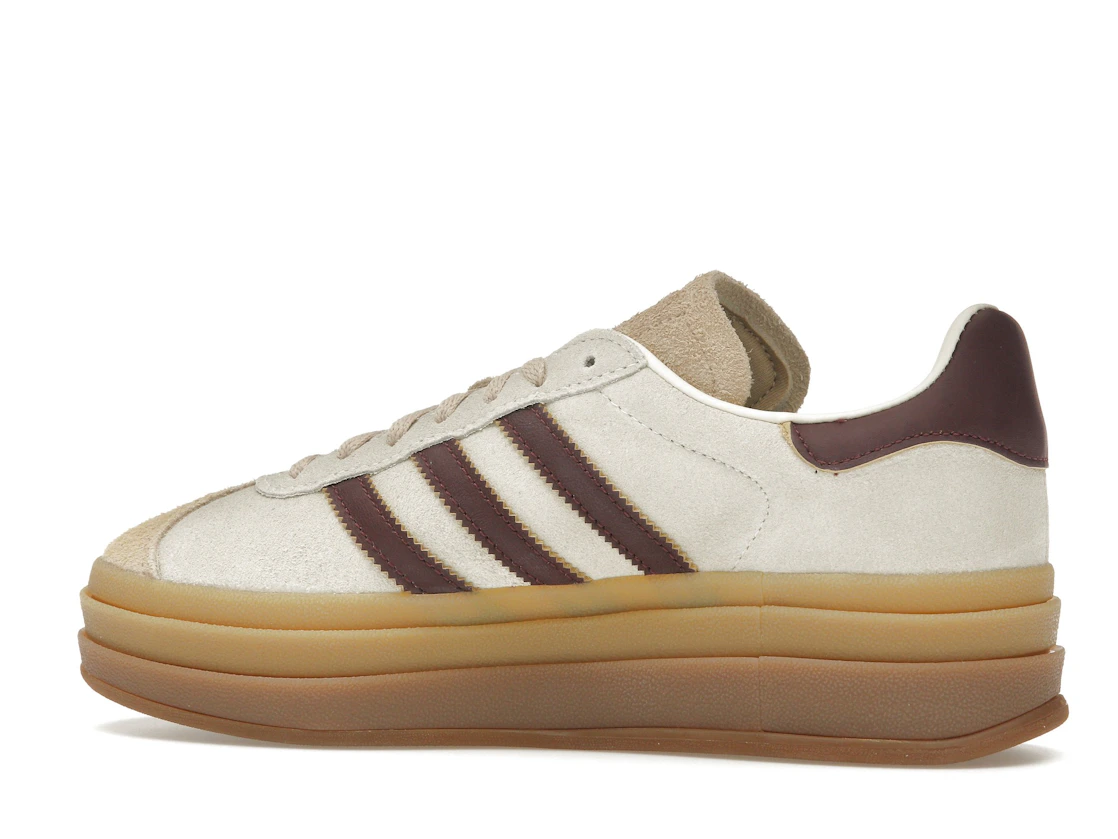 adidas Gazelle Bold Cream White Maroon (Women's)