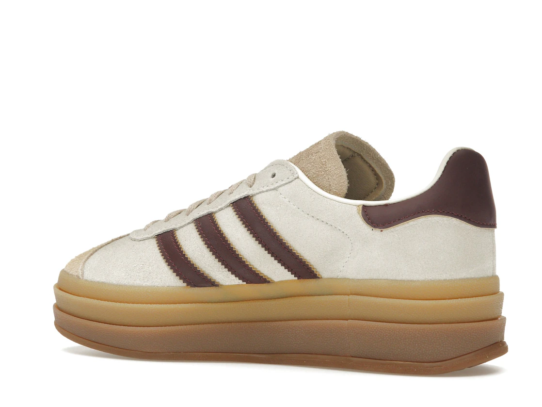 adidas Gazelle Bold Cream White Maroon (Women's)