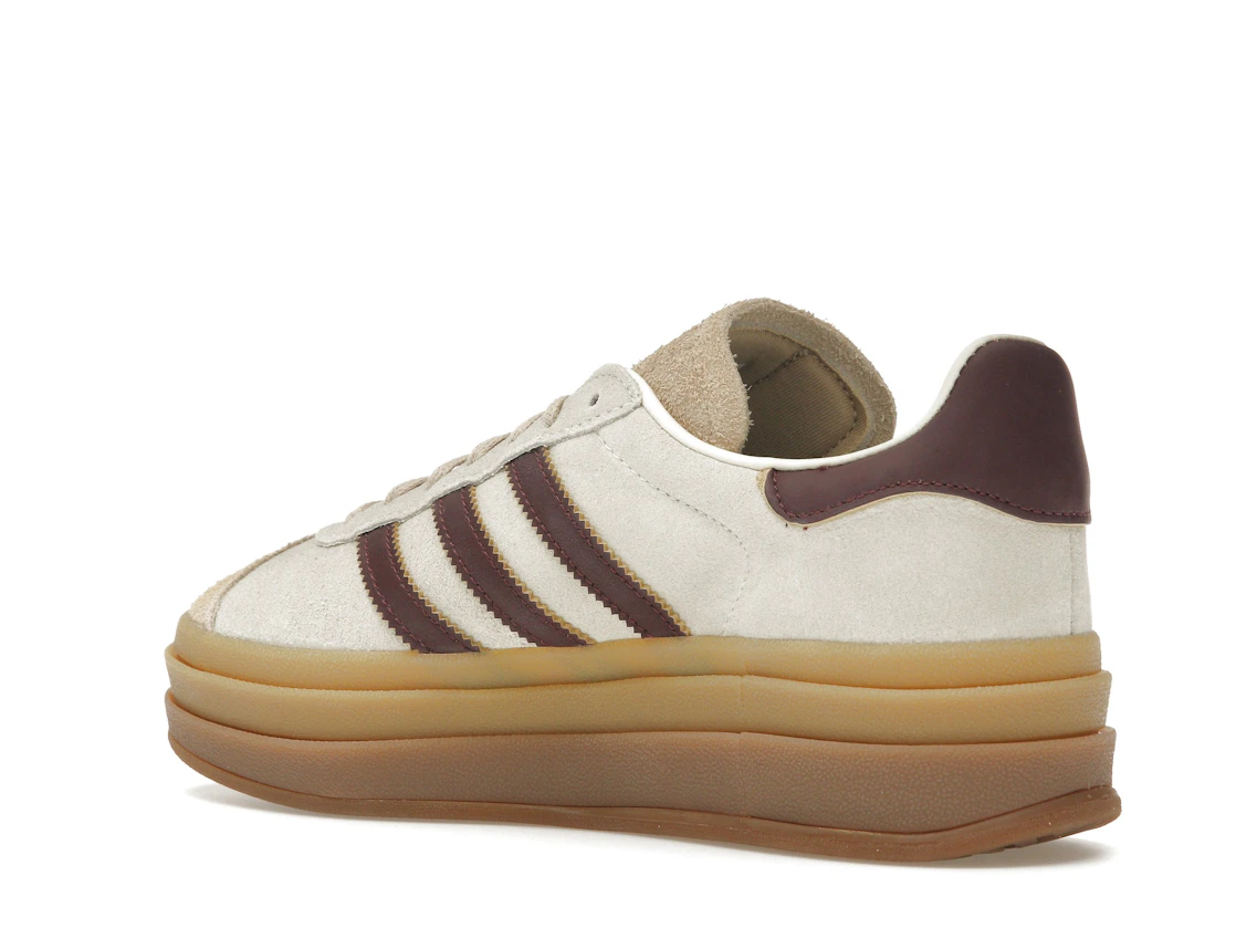 adidas Gazelle Bold Cream White Maroon (Women's)
