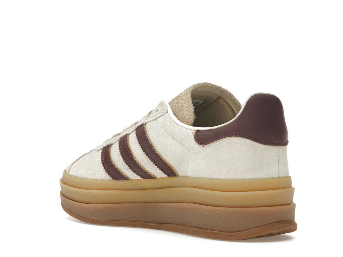 adidas Gazelle Bold Cream White Maroon (Women's)