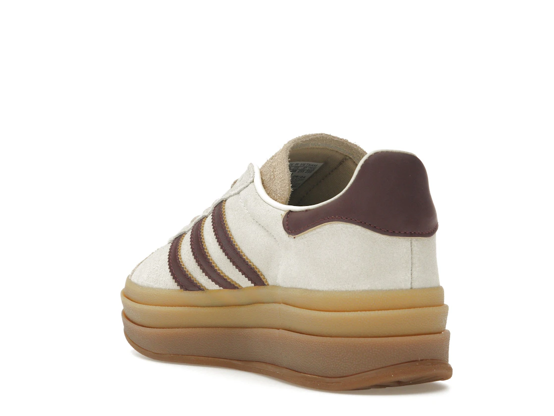 adidas Gazelle Bold Cream White Maroon (Women's)