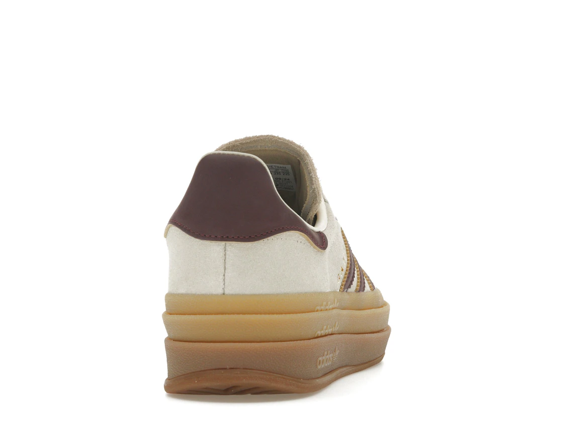 adidas Gazelle Bold Cream White Maroon (Women's)