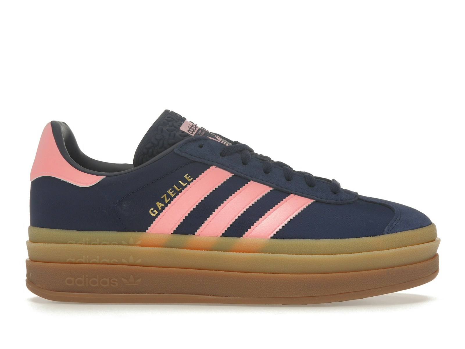 Adidas Gazelle Bold Dark Blue Pink Spark