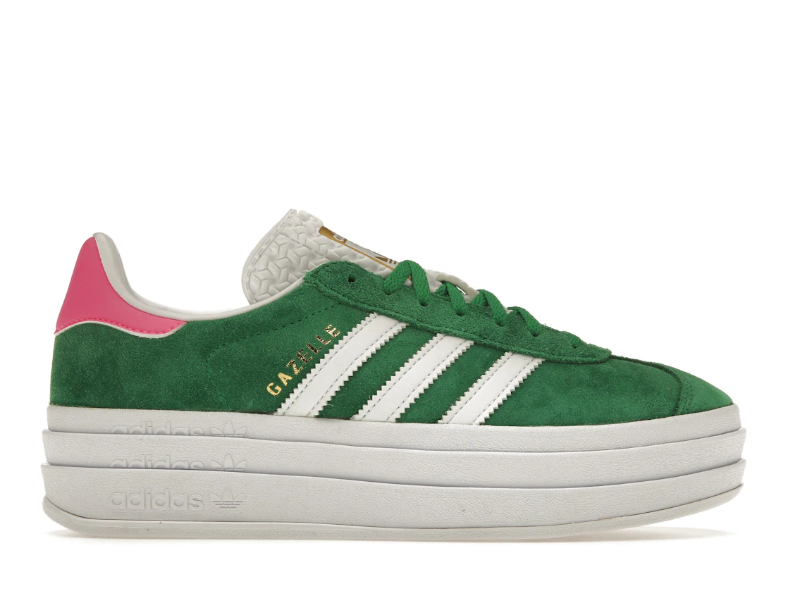 adidas Gazelle Bold Green Lucid Pink (Women's)