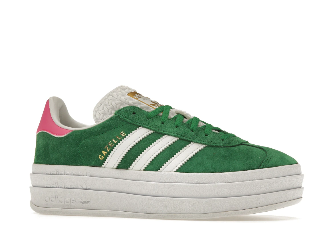 adidas Gazelle Bold Green Lucid Pink (Women's)