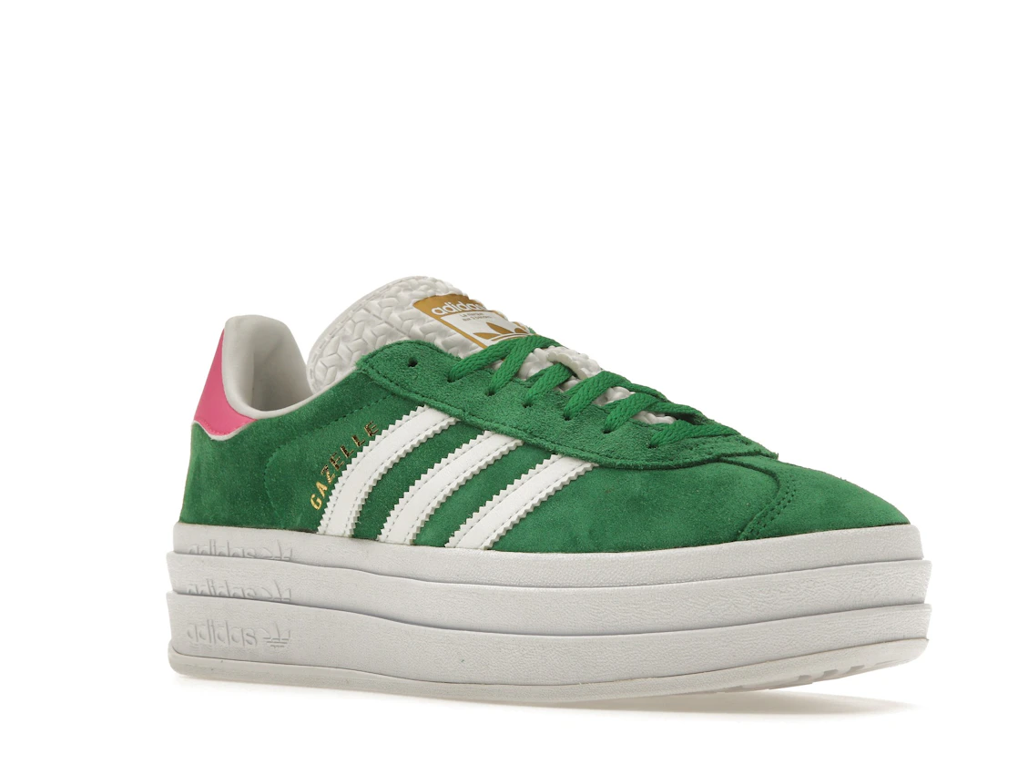 adidas Gazelle Bold Green Lucid Pink (Women's)
