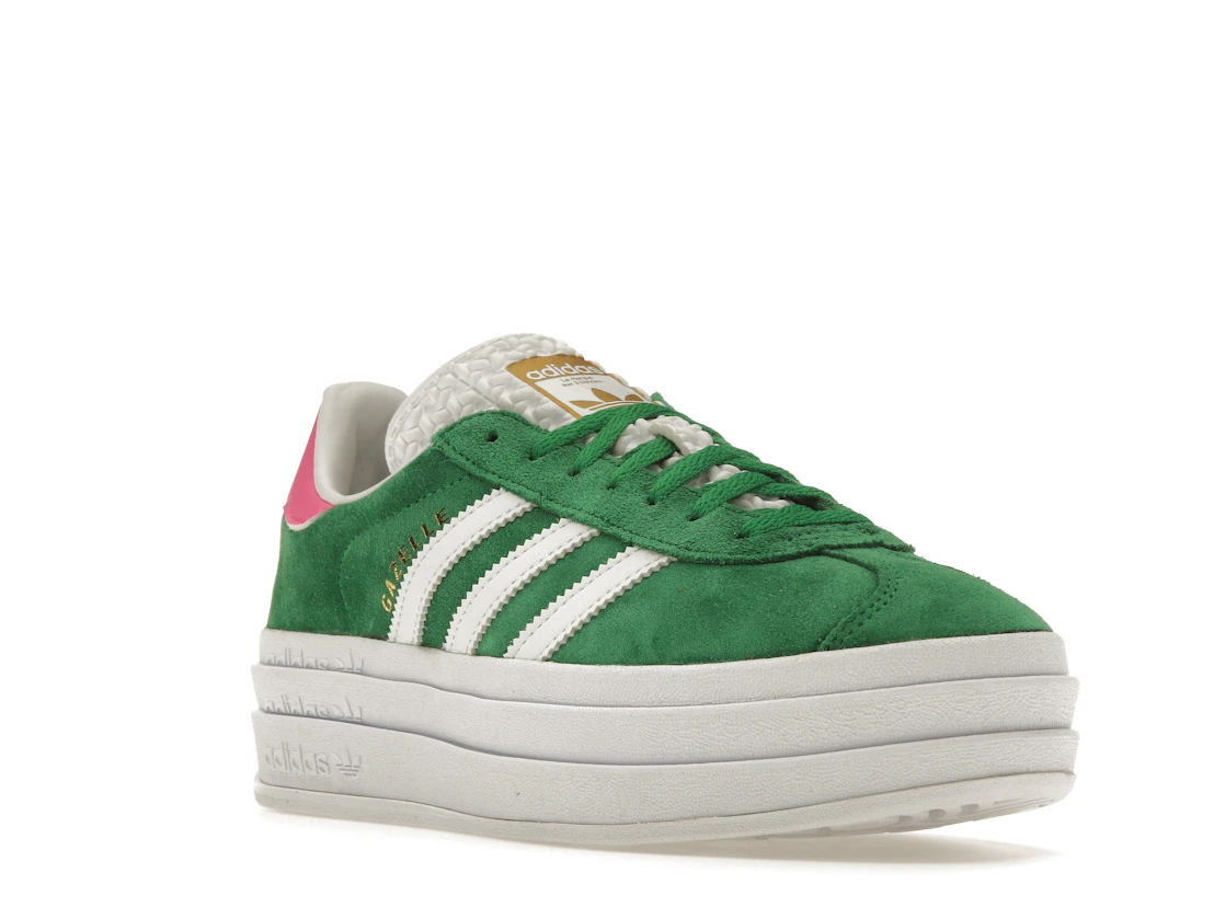 adidas Gazelle Bold Green Lucid Pink (Women's)