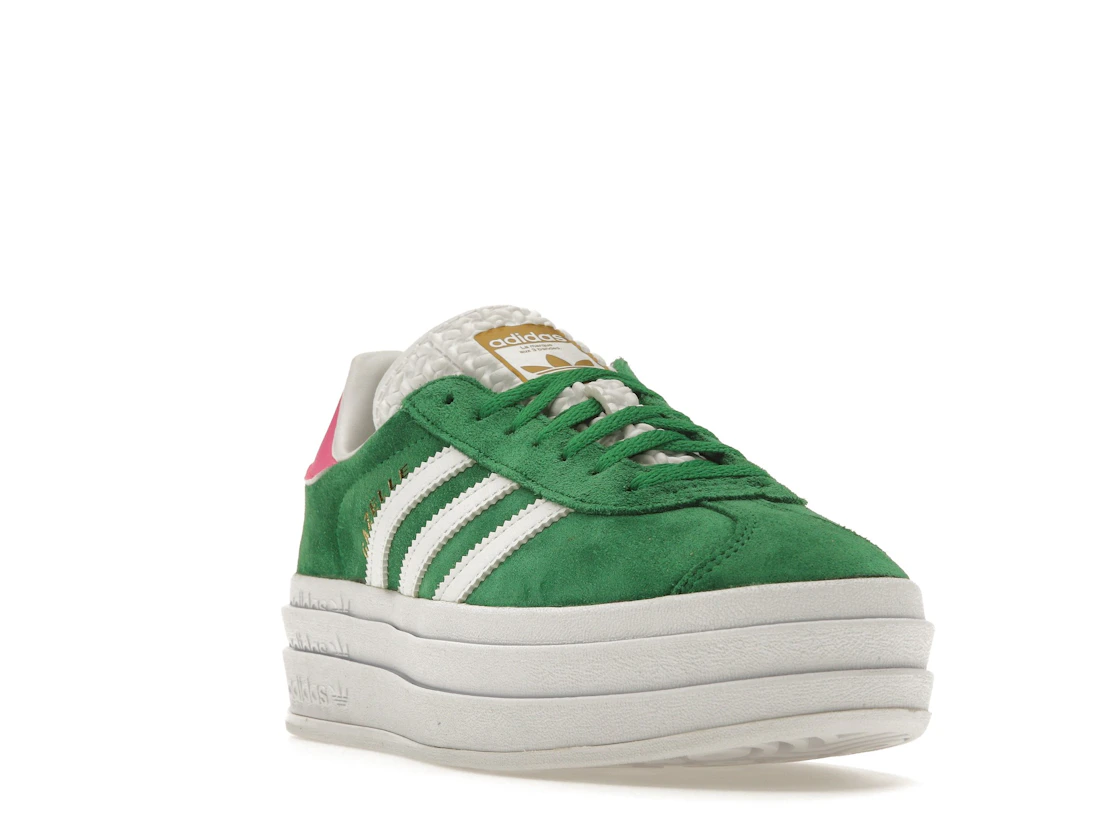 adidas Gazelle Bold Green Lucid Pink (Women's)