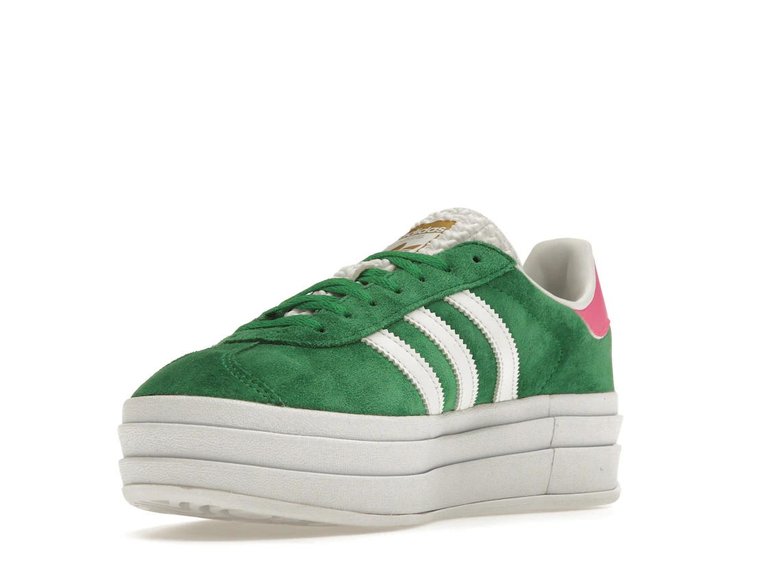 adidas Gazelle Bold Green Lucid Pink (Women's)