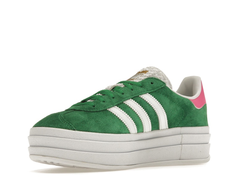 adidas Gazelle Bold Green Lucid Pink (Women's)