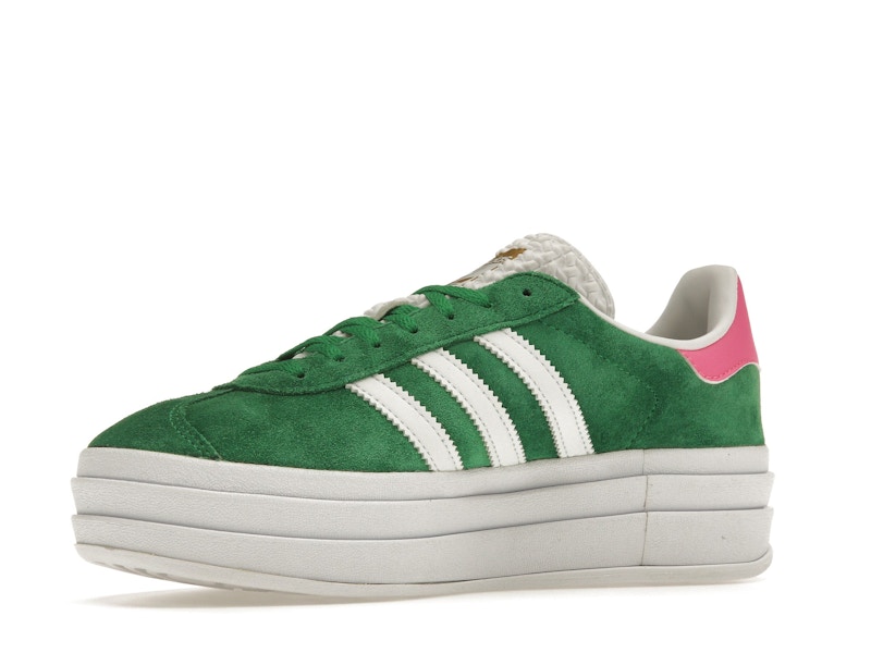 adidas Gazelle Bold Green Lucid Pink (Women's)