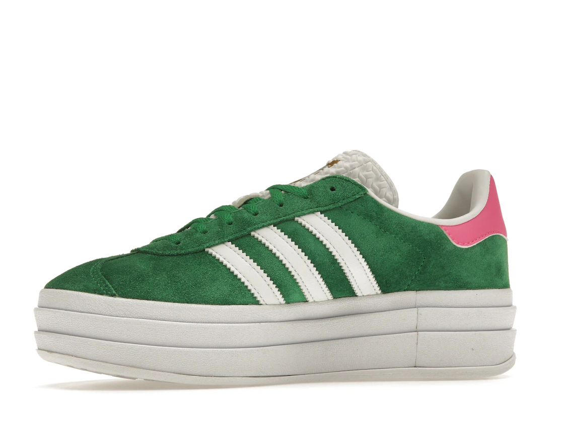 adidas Gazelle Bold Green Lucid Pink (Women's)