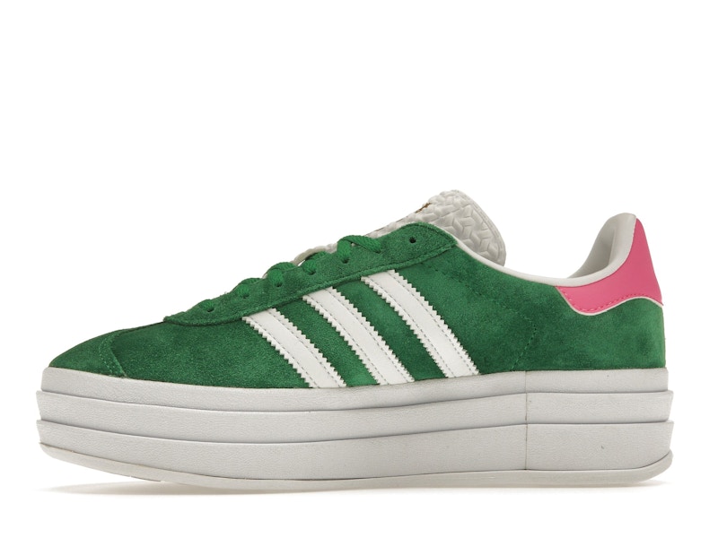 adidas Gazelle Bold Green Lucid Pink (Women's)
