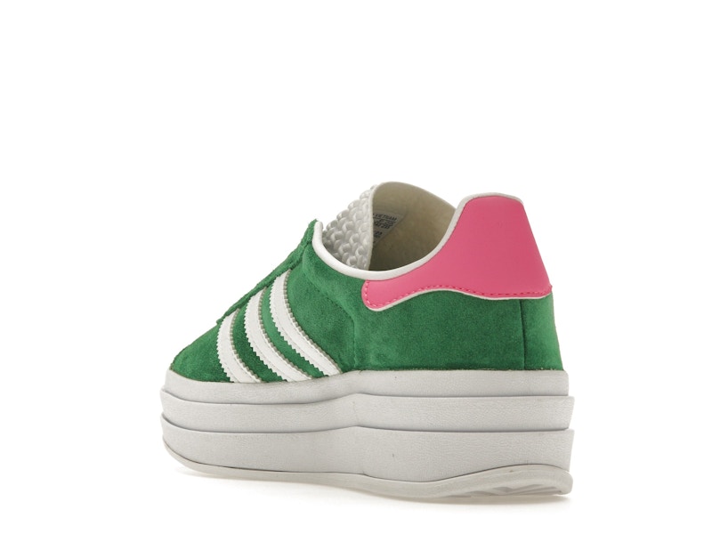 adidas Gazelle Bold Green Lucid Pink (Women's)
