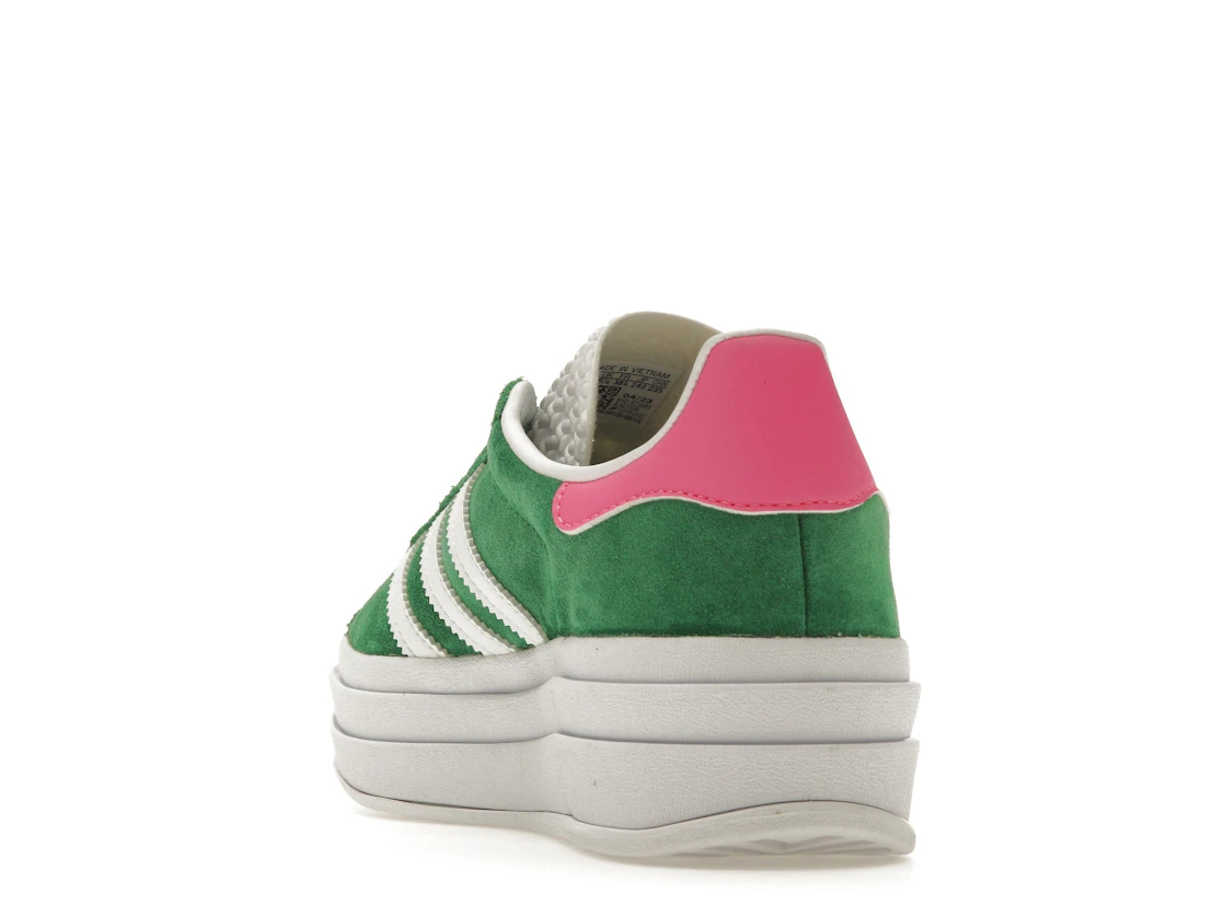 adidas Gazelle Bold Green Lucid Pink (Women's)