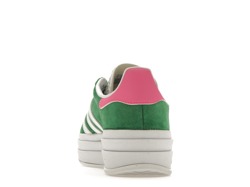 adidas Gazelle Bold Green Lucid Pink (Women's)