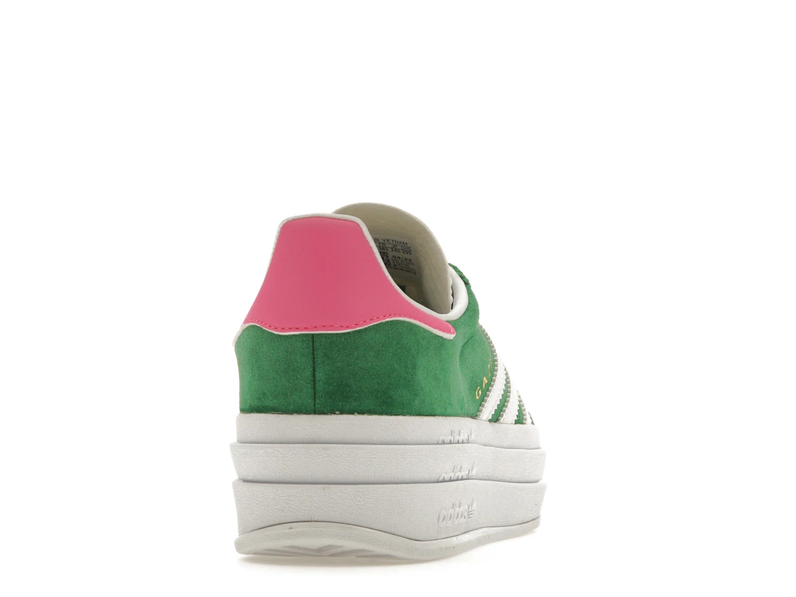 adidas Gazelle Bold Green Lucid Pink (Women's)