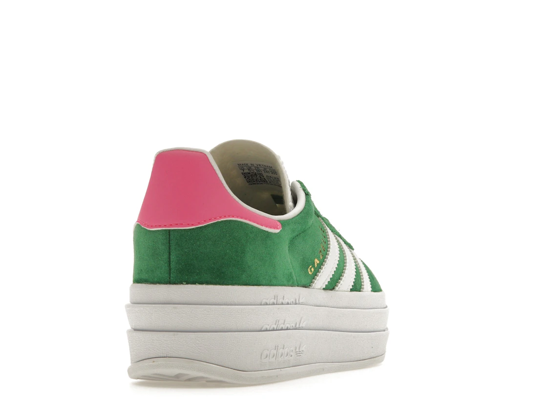 adidas Gazelle Bold Green Lucid Pink (Women's)