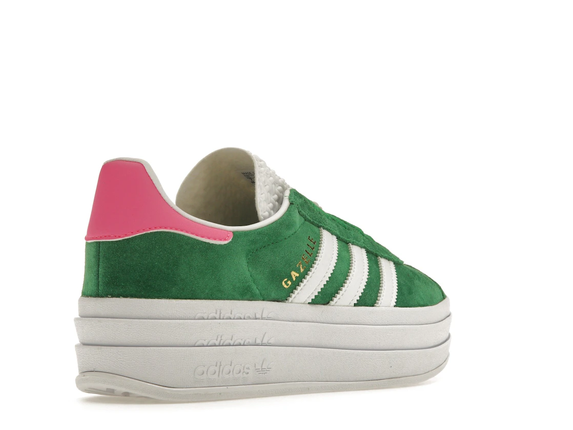 adidas Gazelle Bold Green Lucid Pink (Women's)