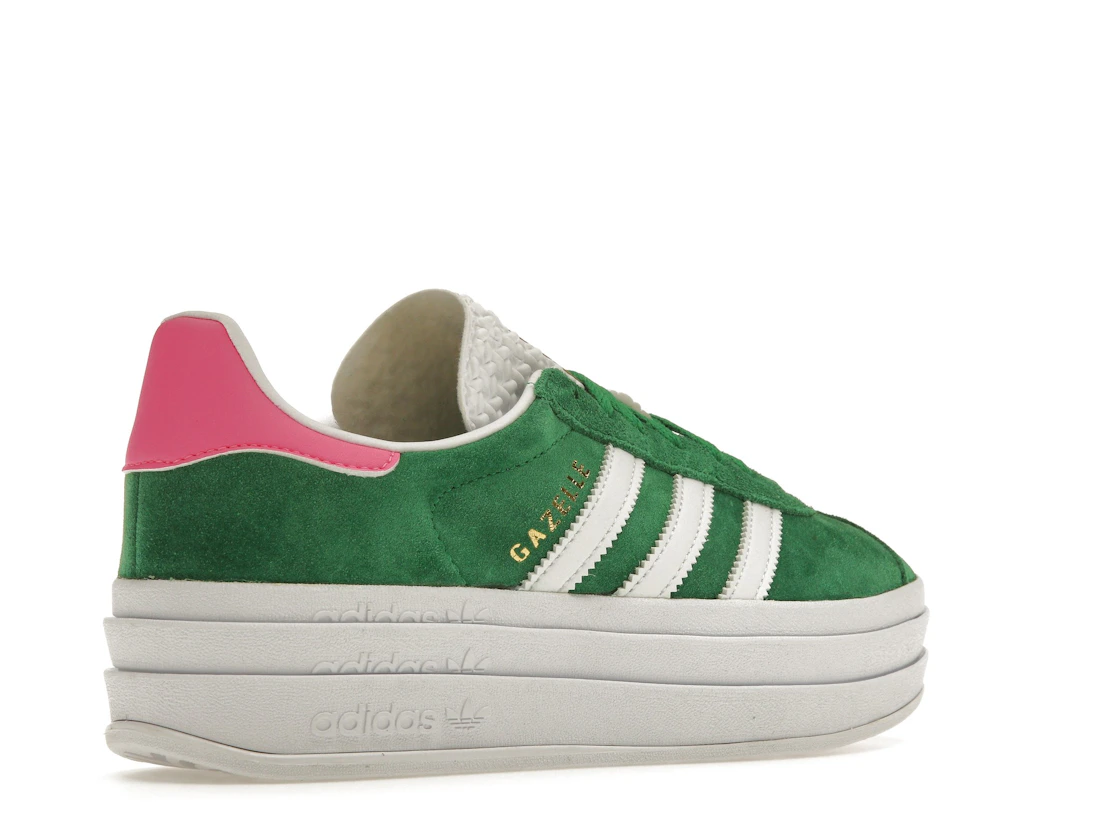 adidas Gazelle Bold Green Lucid Pink (Women's)
