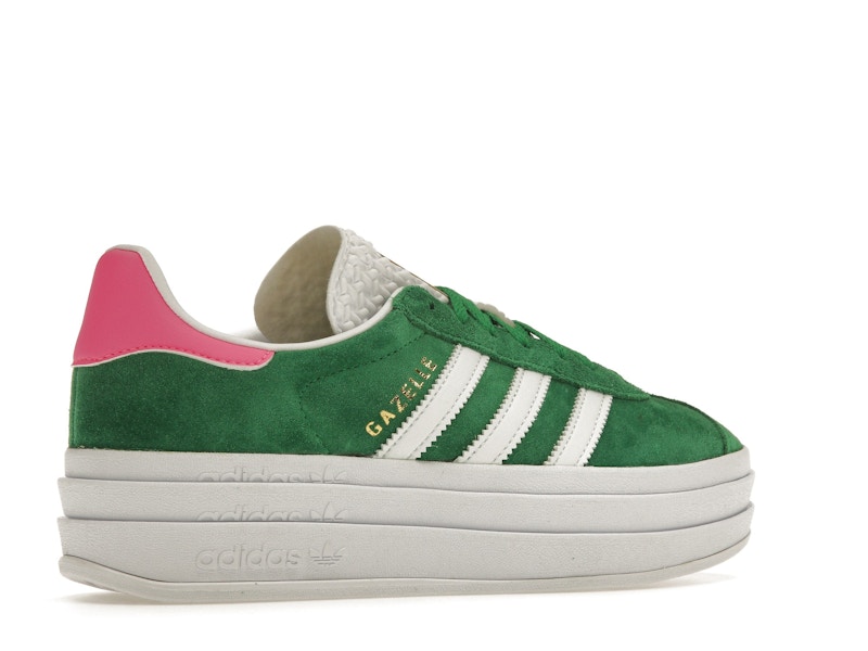 adidas Gazelle Bold Green Lucid Pink (Women's)
