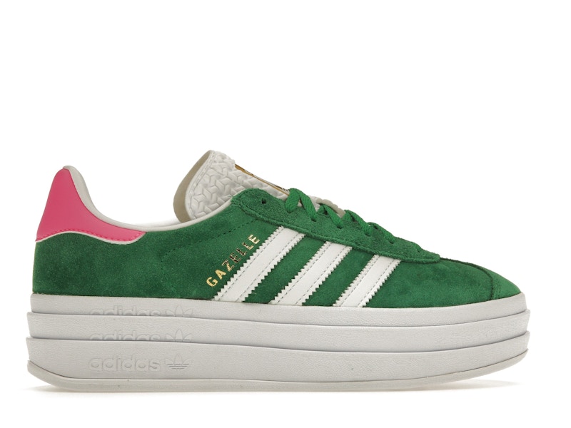 adidas Gazelle Bold Green Lucid Pink (Women's)