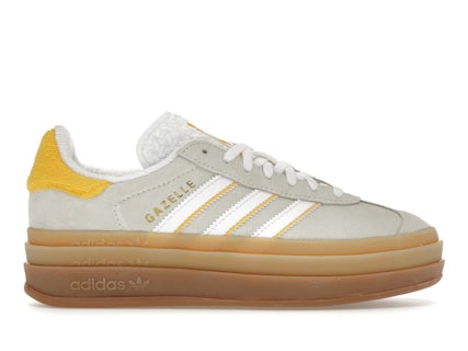 adidas Gazelle Bold Ivory Bold Gold (Women's) - IH9929 - US adidas Gazelle Bold Ivory Bold Gold (Women's) - IH9929 - US