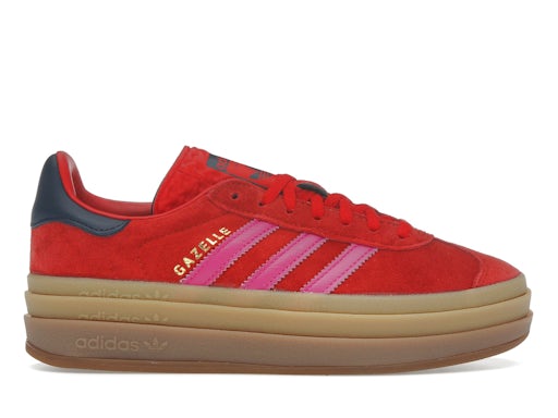adidas Gazelle Bold Rojo Semi Lucid Fucsia (Mujer) 0