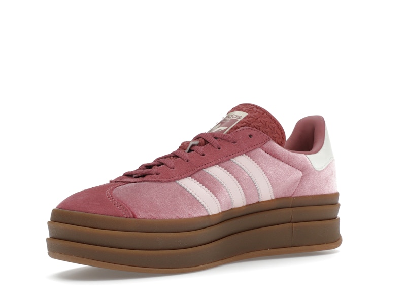 adidas Gazelle Bold Sandy Pink Velvet (Women's)