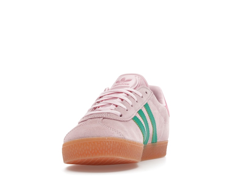 adidas Gazelle Clear Pink Court Green (GS)
