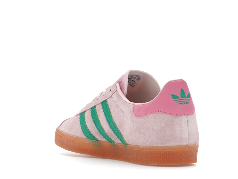 adidas Gazelle Clear Pink Court Green (GS)