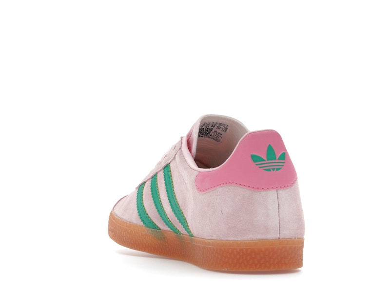 adidas Gazelle Clear Pink Court Green (GS)