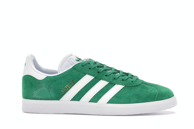 adidas Gazelle Green/White/Gold Metallic