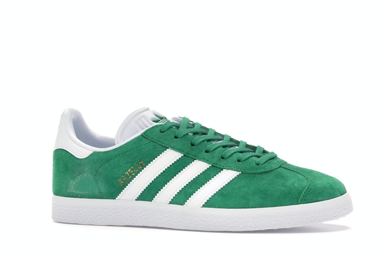 adidas Gazelle Green/White/Gold Metallic
