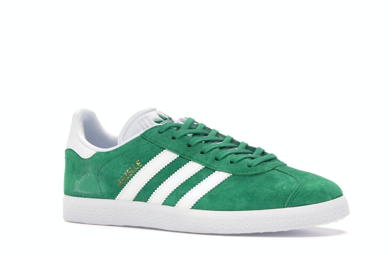 adidas Gazelle Green/White/Gold Metallic