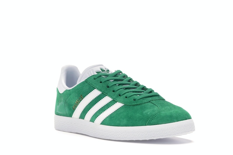 adidas Gazelle Green/White/Gold Metallic