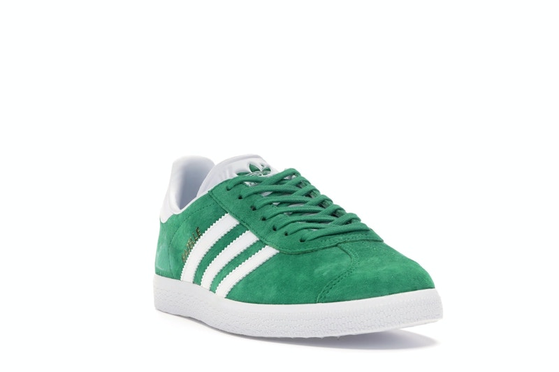 adidas Gazelle Green/White/Gold Metallic