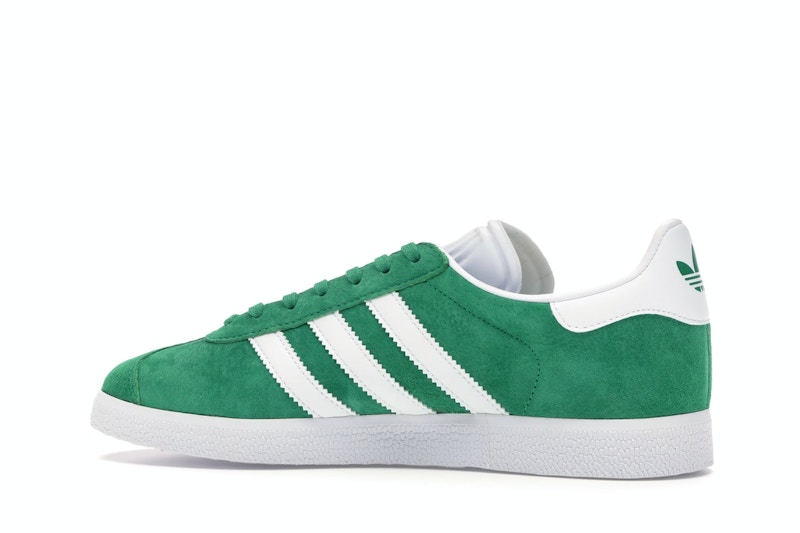 adidas Gazelle Green/White/Gold Metallic