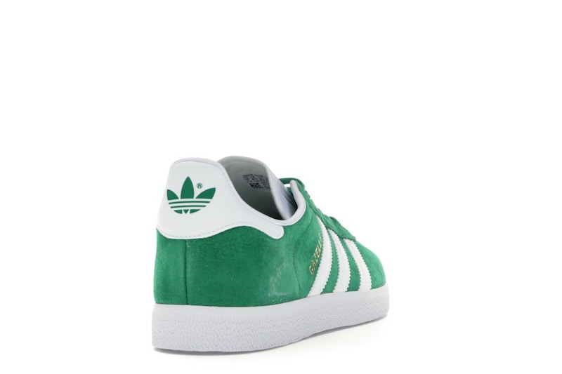 adidas Gazelle Green/White/Gold Metallic
