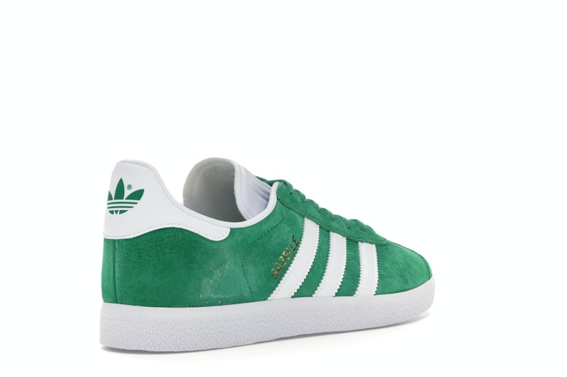 adidas Gazelle Green/White/Gold Metallic